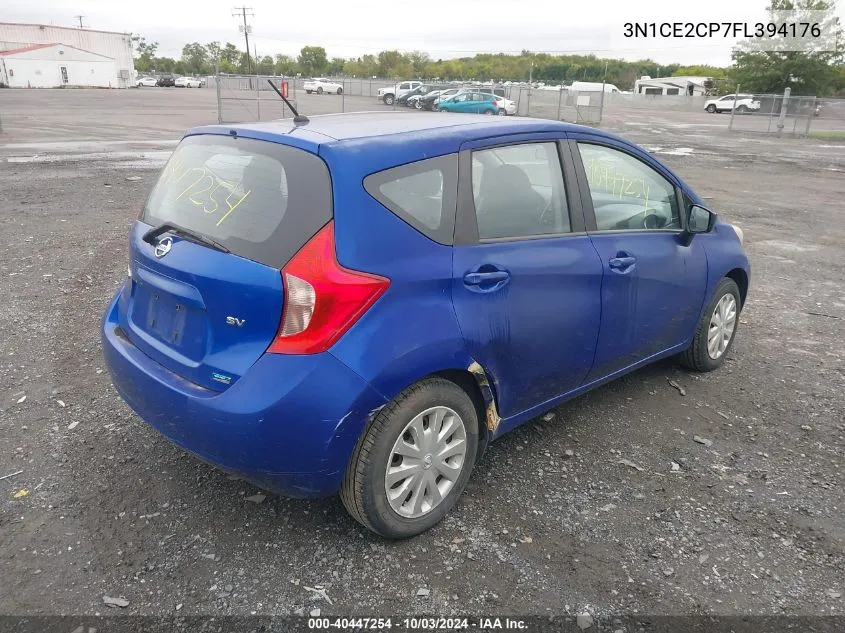 2015 Nissan Versa Note S (Sr)/S Plus/Sl/Sr/Sv VIN: 3N1CE2CP7FL394176 Lot: 40447254