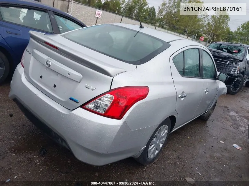 3N1CN7AP8FL870161 2015 Nissan Versa S/S Plus/Sv/Sl