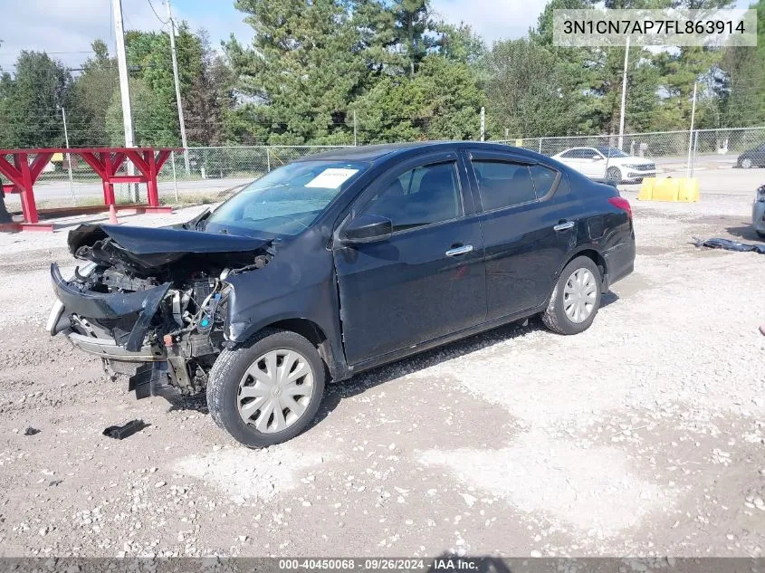 3N1CN7AP7FL863914 2015 Nissan Versa 1.6 Sv