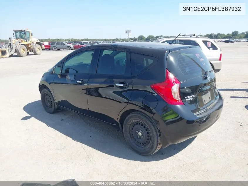 2015 Nissan Versa Note Sv VIN: 3N1CE2CP6FL387932 Lot: 40456962