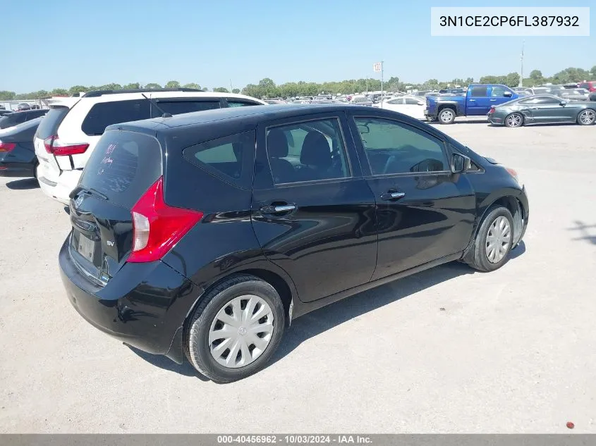 2015 Nissan Versa Note Sv VIN: 3N1CE2CP6FL387932 Lot: 40456962