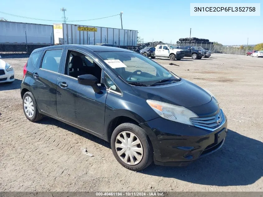 2015 Nissan Versa Note S (Sr)/S Plus/Sl/Sr/Sv VIN: 3N1CE2CP6FL352758 Lot: 40461194