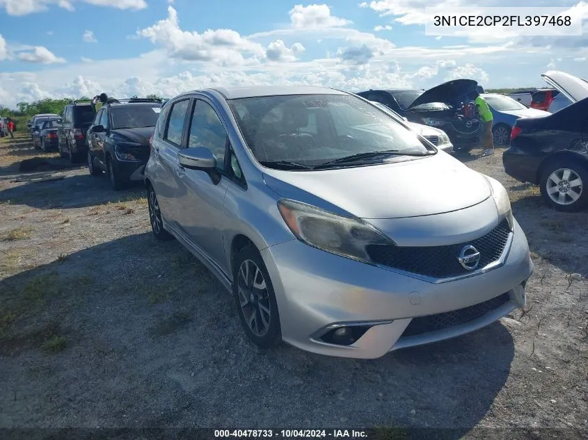 2015 Nissan Versa Note Sr VIN: 3N1CE2CP2FL397468 Lot: 40478733