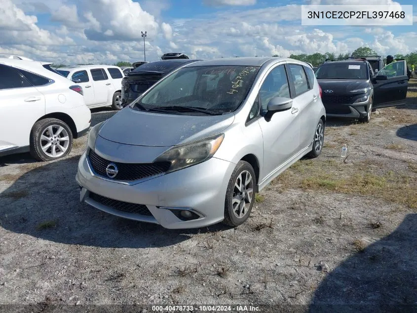 2015 Nissan Versa Note Sr VIN: 3N1CE2CP2FL397468 Lot: 40478733