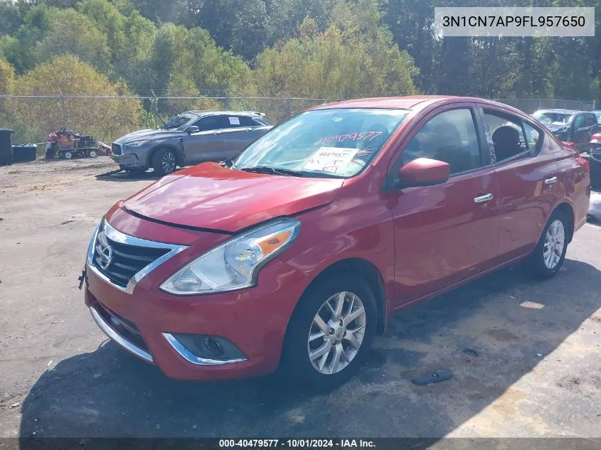 3N1CN7AP9FL957650 2015 Nissan Versa S/S Plus/Sv/Sl