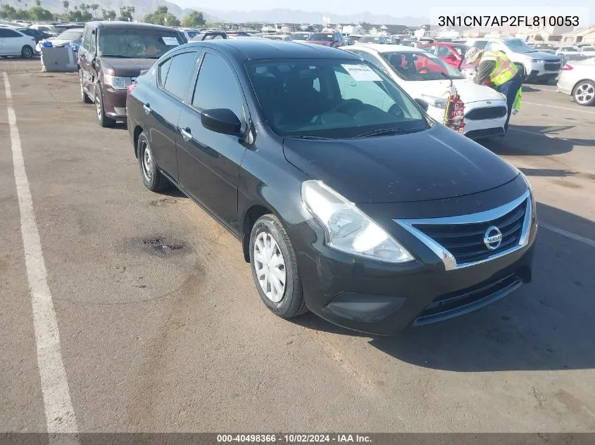 2015 Nissan Versa 1.6 Sv VIN: 3N1CN7AP2FL810053 Lot: 40498366