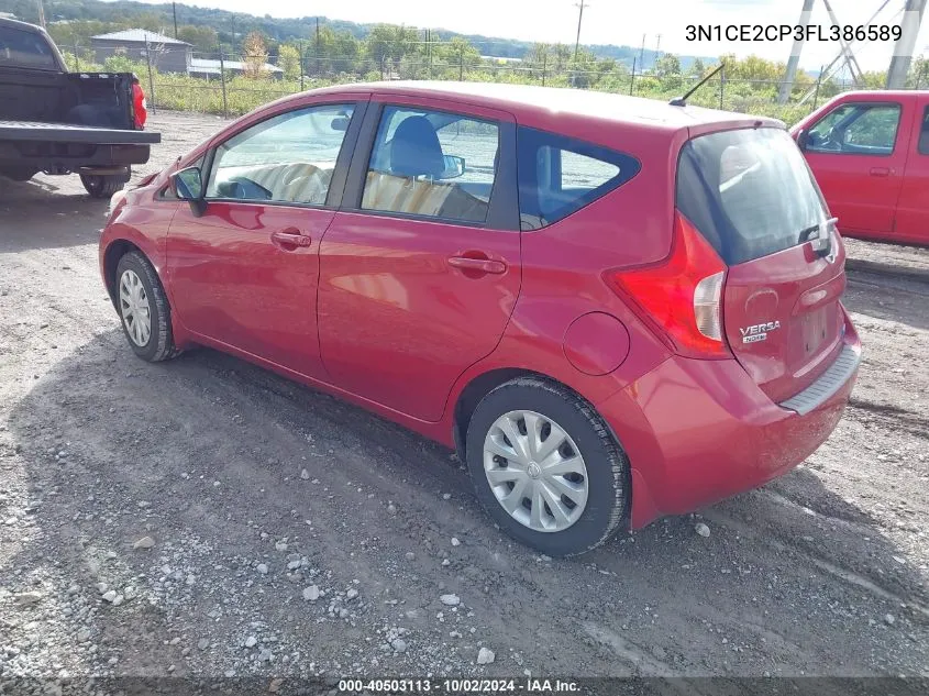 2015 Nissan Versa Note Sv VIN: 3N1CE2CP3FL386589 Lot: 40503113