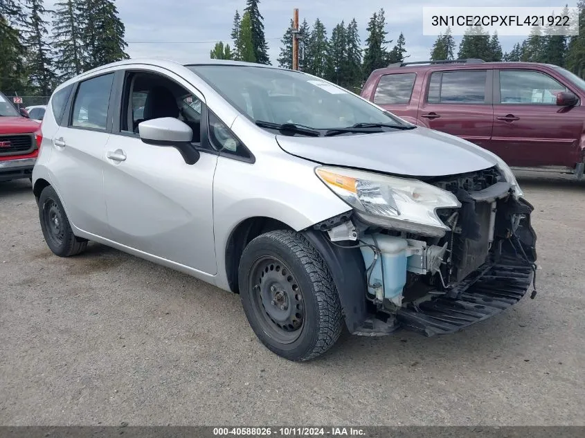 2015 Nissan Versa Note S (Sr)/S Plus/Sl/Sr/Sv VIN: 3N1CE2CPXFL421922 Lot: 40588026