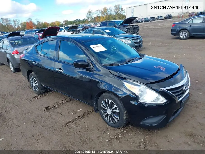 2015 Nissan Versa 1.6 Sv VIN: 3N1CN7AP4FL914446 Lot: 40605418