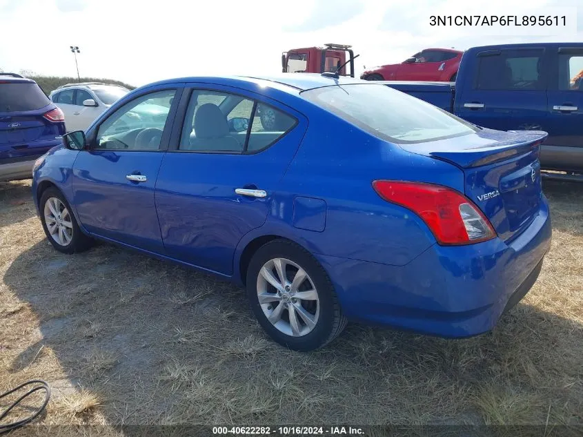 3N1CN7AP6FL895611 2015 Nissan Versa 1.6 Sl