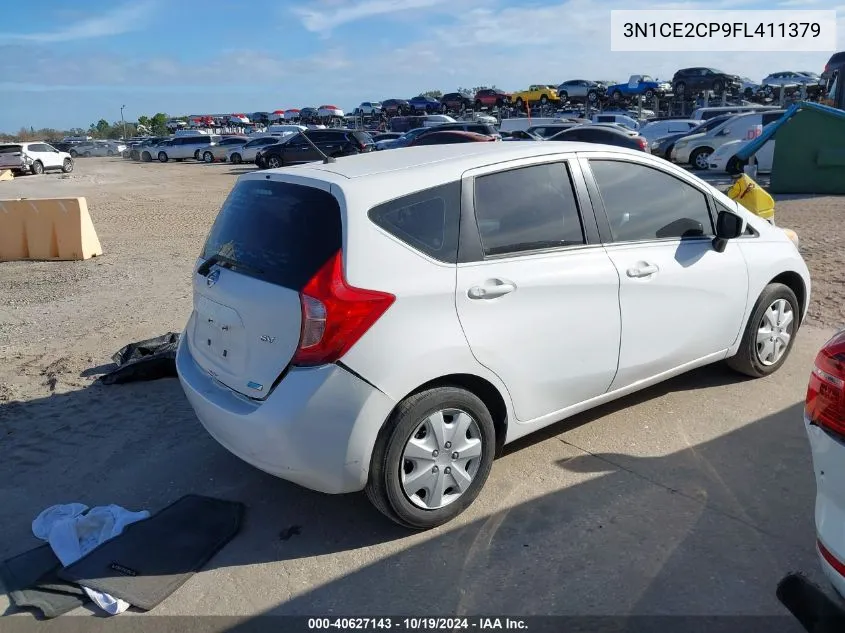 2015 Nissan Versa Note S/S Plus/Sv/Sl/Sr VIN: 3N1CE2CP9FL411379 Lot: 40627143