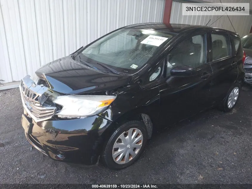 2015 Nissan Versa Note S (Sr)/S Plus/Sl/Sr/Sv VIN: 3N1CE2CP0FL426434 Lot: 40639159