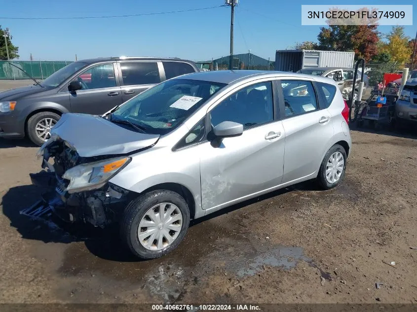 2015 Nissan Versa Note Sv VIN: 3N1CE2CP1FL374909 Lot: 40662761