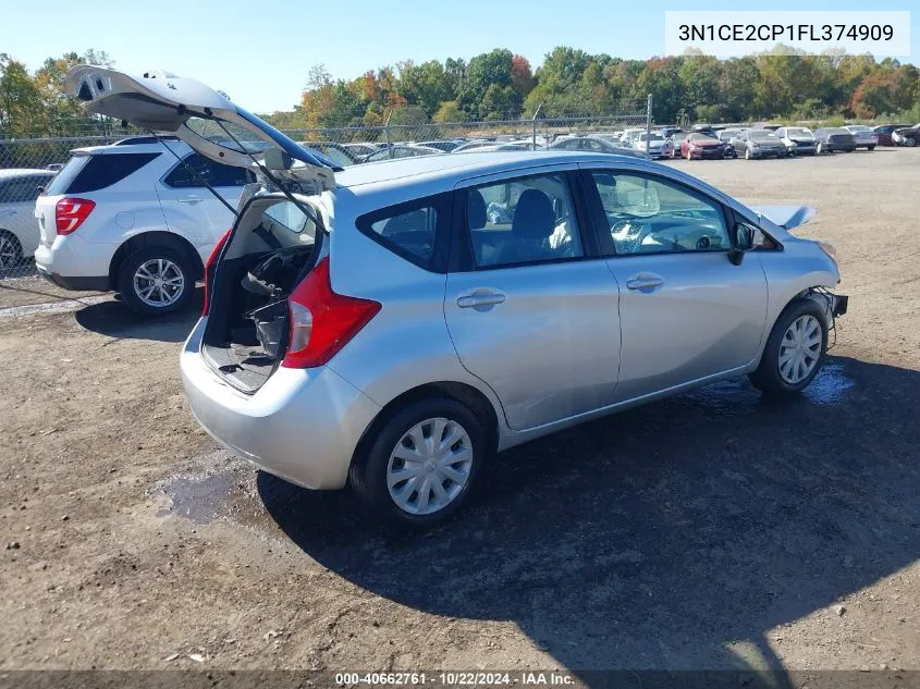 2015 Nissan Versa Note Sv VIN: 3N1CE2CP1FL374909 Lot: 40662761