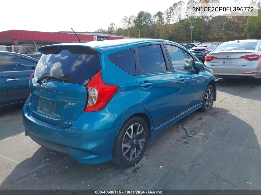 2015 Nissan Versa Note Sr VIN: 3N1CE2CP0FL396772 Lot: 40686115