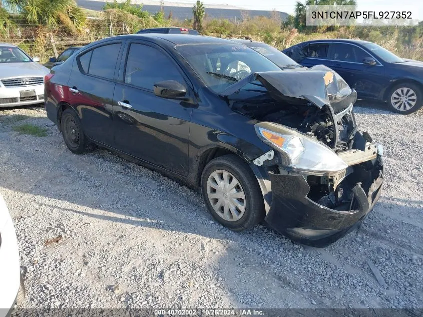 3N1CN7AP5FL927352 2015 Nissan Versa 1.6 Sv