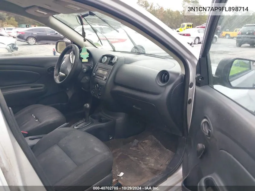 3N1CN7AP9FL898714 2015 Nissan Versa 1.6 S+