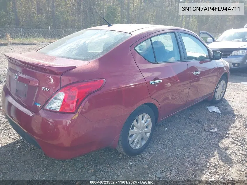 3N1CN7AP4FL944711 2015 Nissan Versa 1.6 Sv