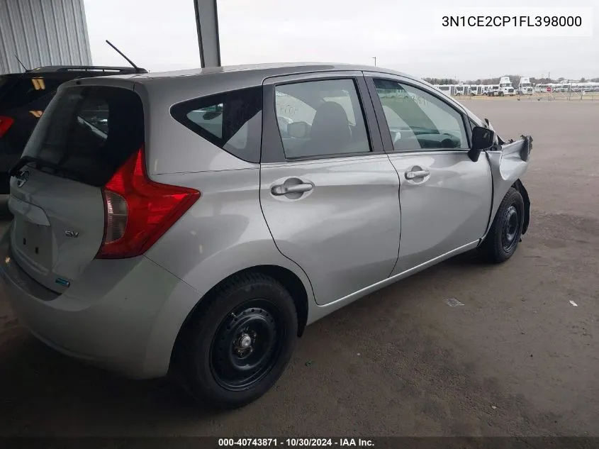 2015 Nissan Versa Note Sv VIN: 3N1CE2CP1FL398000 Lot: 40743871