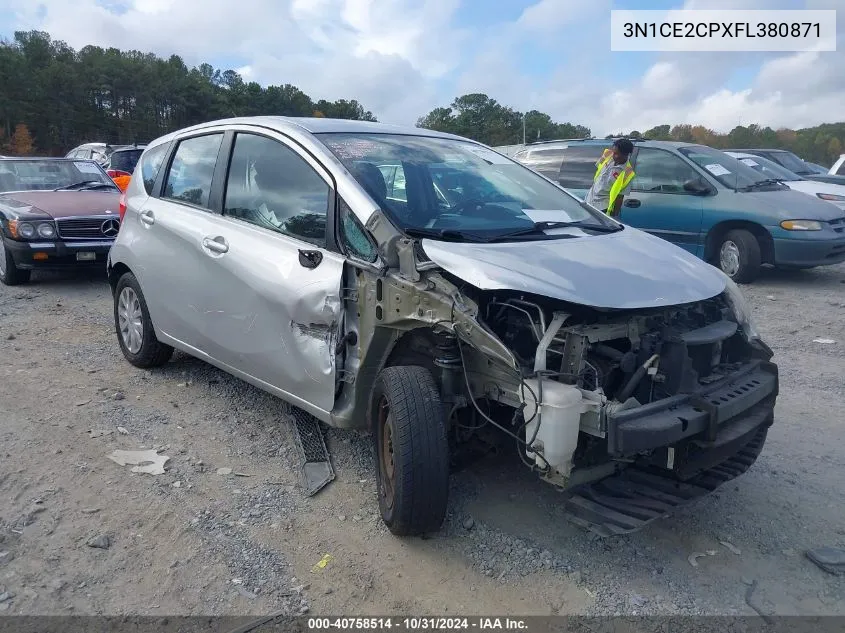 2015 Nissan Versa Note S (Sr)/S Plus/Sl/Sr/Sv VIN: 3N1CE2CPXFL380871 Lot: 40758514