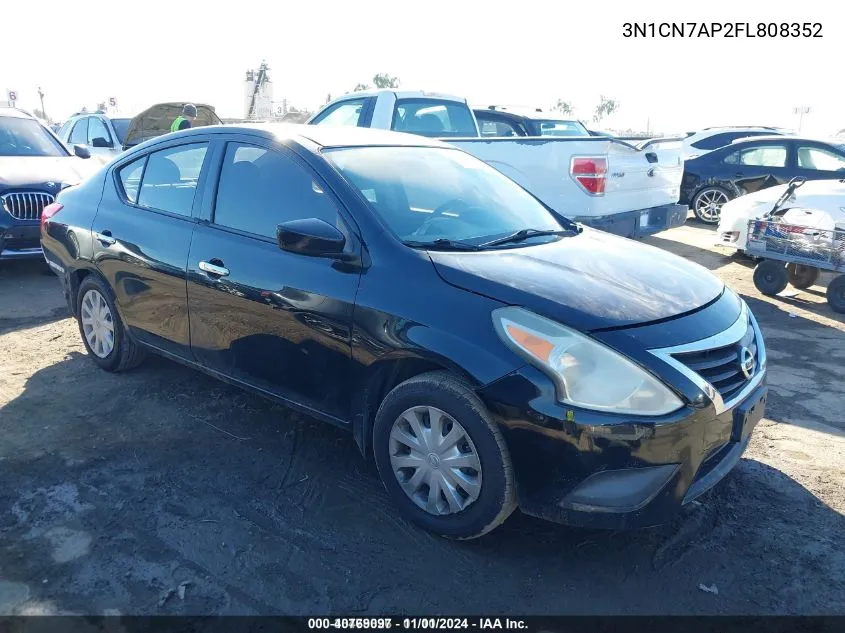 2015 Nissan Versa 1.6 Sv VIN: 3N1CN7AP2FL808352 Lot: 40769097