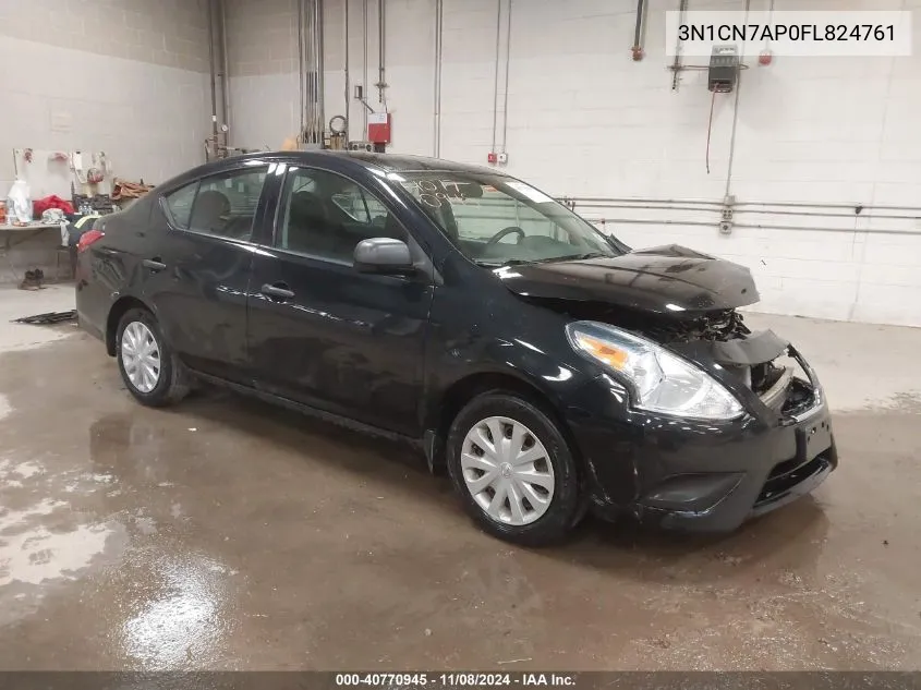 2015 Nissan Versa 1.6 S VIN: 3N1CN7AP0FL824761 Lot: 40770945