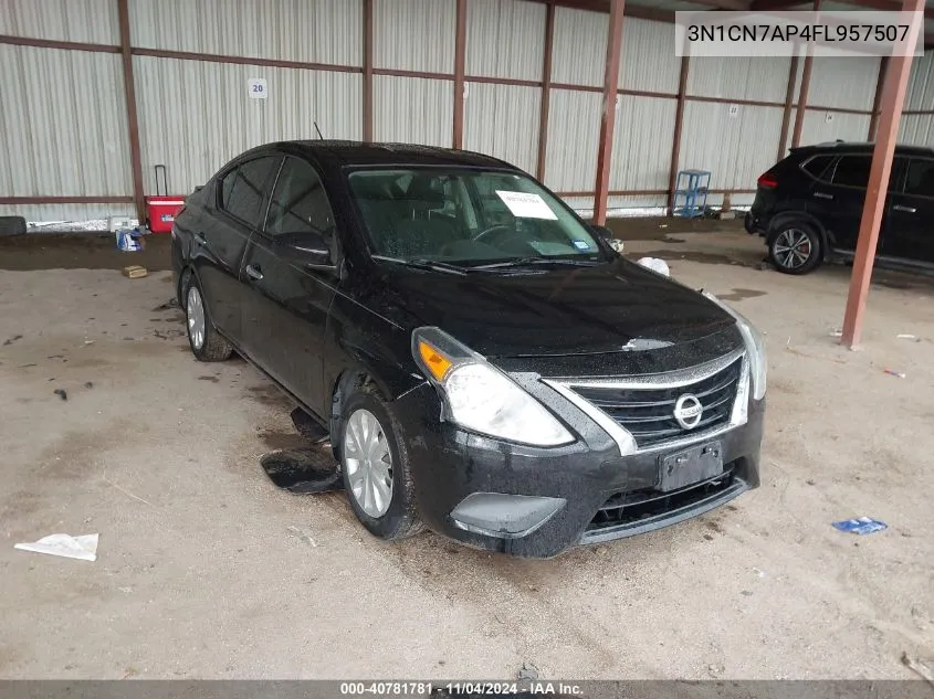 2015 Nissan Versa 1.6 Sv VIN: 3N1CN7AP4FL957507 Lot: 40781781