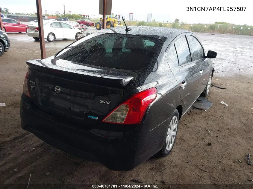 2015 Nissan Versa 1.6 Sv VIN: 3N1CN7AP4FL957507 Lot: 40781781