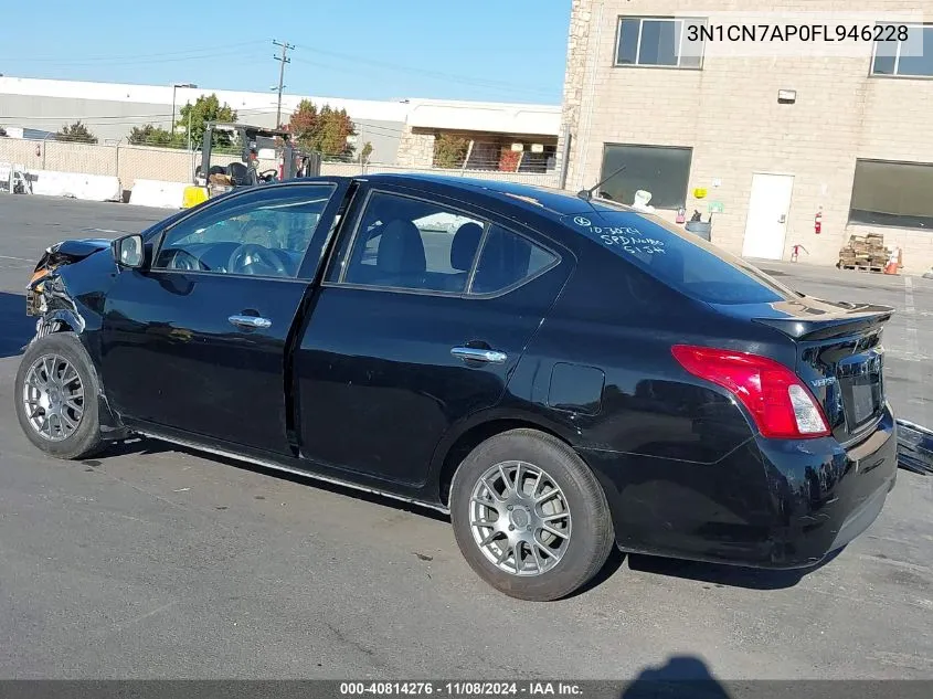 2015 Nissan Versa 1.6 Sv VIN: 3N1CN7AP0FL946228 Lot: 40814276