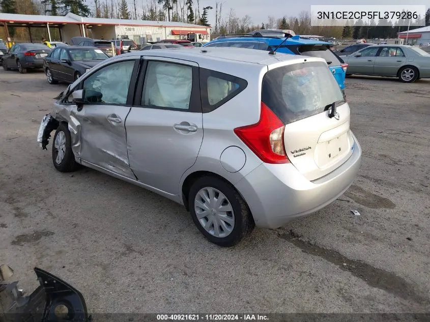 2015 Nissan Versa Note S (Sr)/S Plus/Sl/Sr/Sv VIN: 3N1CE2CP5FL379286 Lot: 40921621