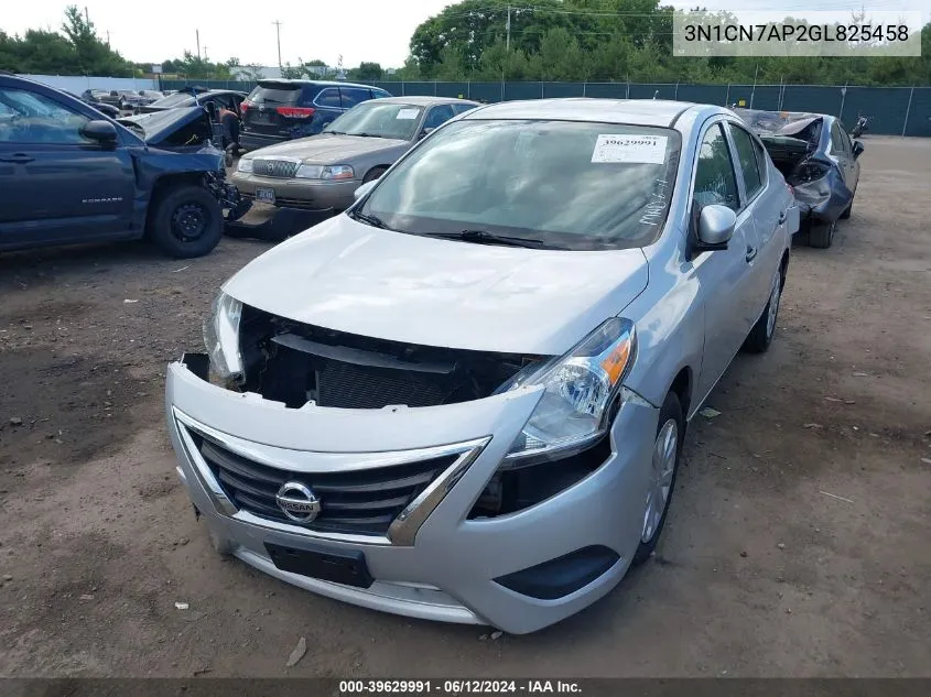 3N1CN7AP2GL825458 2016 Nissan Versa 1.6 S