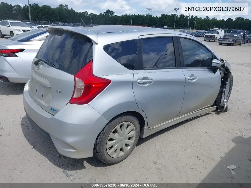 3N1CE2CPXGL379687 2016 Nissan Versa Note Sr