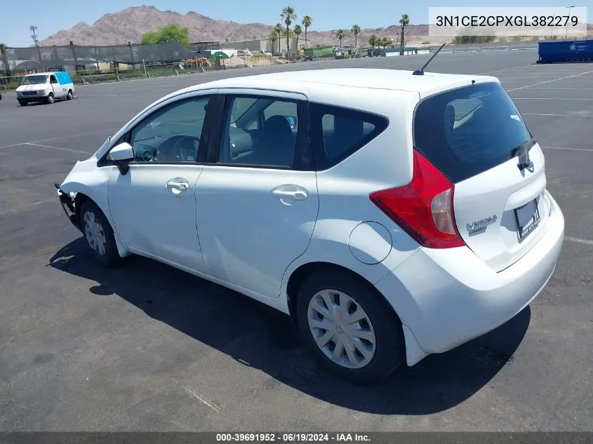 2016 Nissan Versa Note S Plus VIN: 3N1CE2CPXGL382279 Lot: 39691952