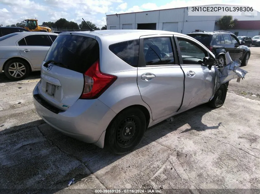 2016 Nissan Versa Note S Plus VIN: 3N1CE2CP1GL398306 Lot: 39869125