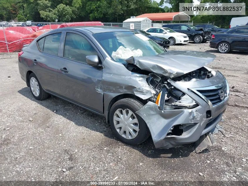 3N1CN7AP8GL882537 2016 Nissan Versa 1.6 S+