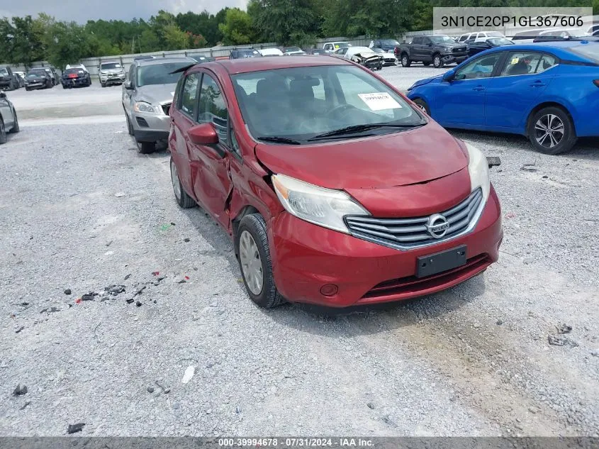 3N1CE2CP1GL367606 2016 Nissan Versa Note S Plus