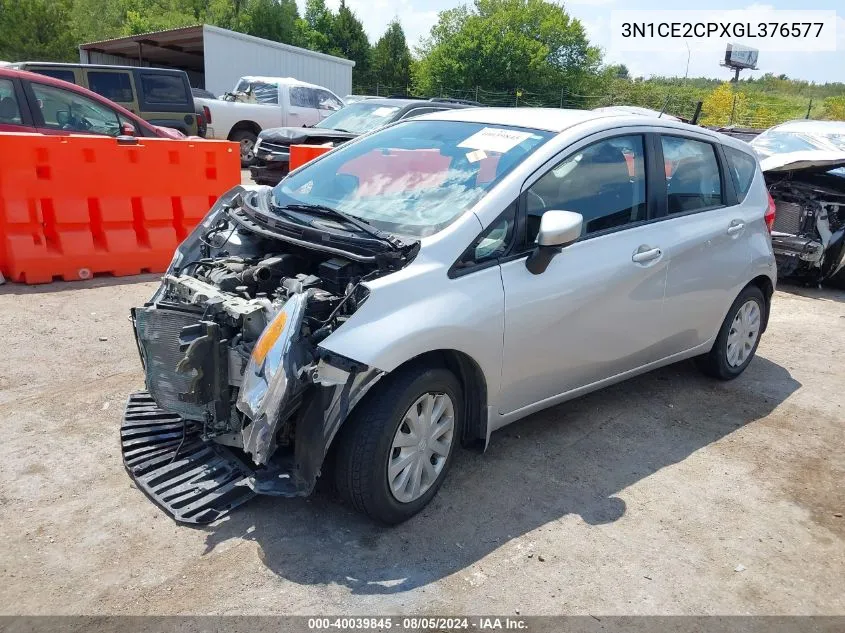 3N1CE2CPXGL376577 2016 Nissan Versa Note S (Sr)/S Plus/Sl/Sr/Sv