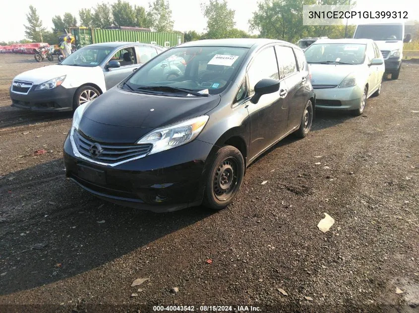 3N1CE2CP1GL399312 2016 Nissan Versa Note Sv