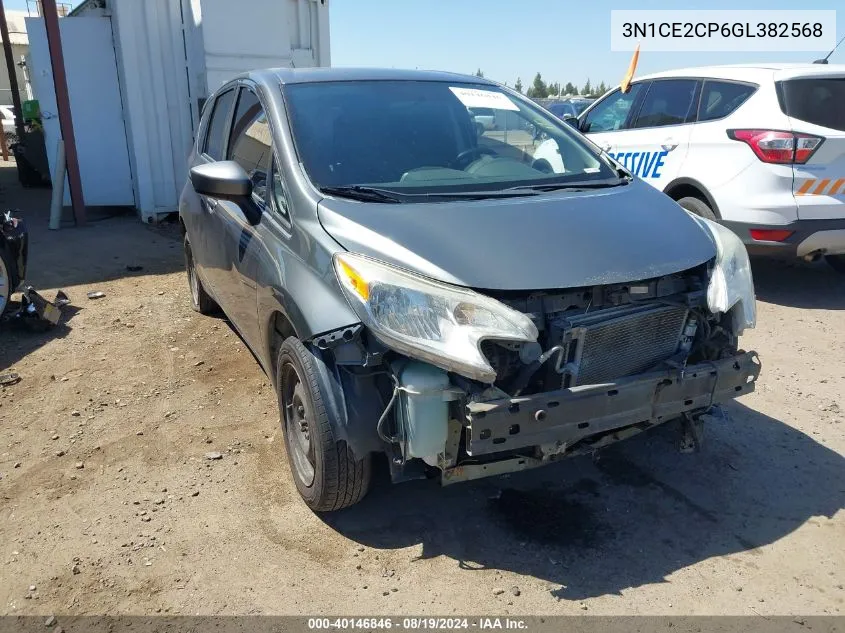 3N1CE2CP6GL382568 2016 Nissan Versa Note Sv