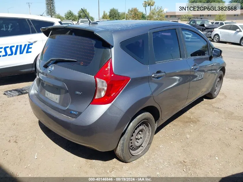 2016 Nissan Versa Note Sv VIN: 3N1CE2CP6GL382568 Lot: 40146846