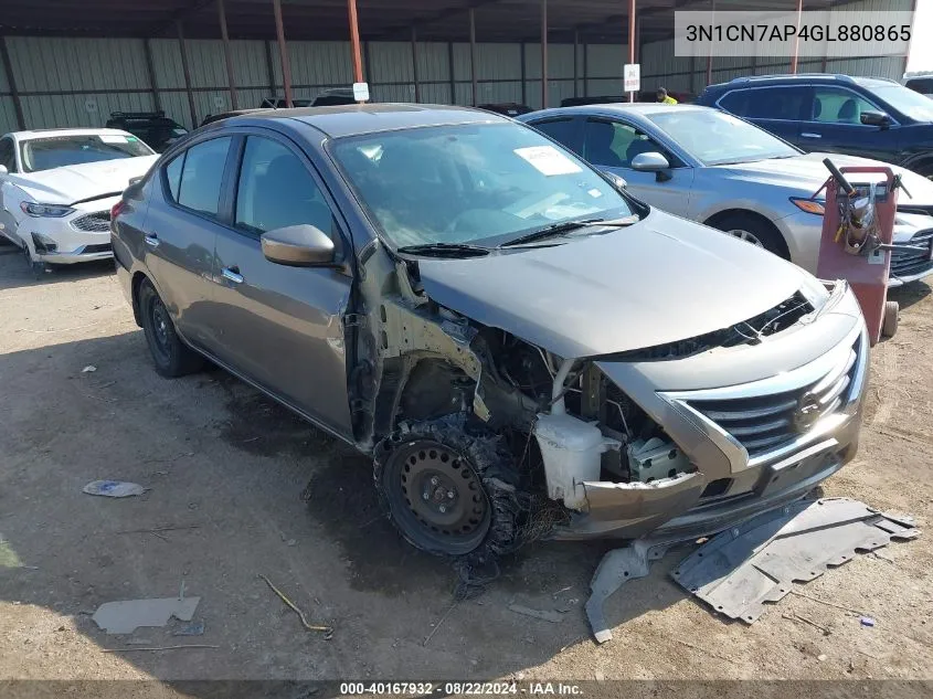 3N1CN7AP4GL880865 2016 Nissan Versa 1.6 Sv