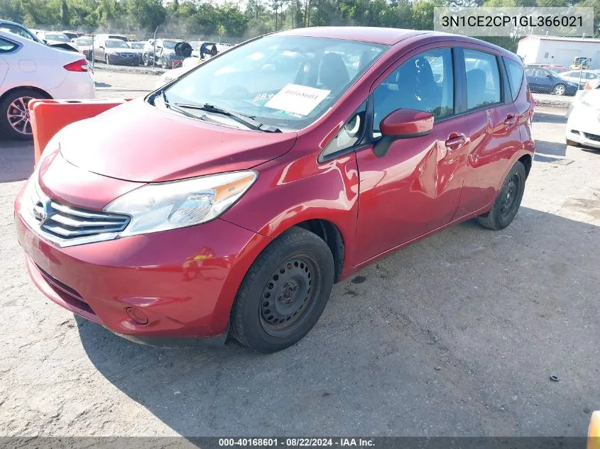 3N1CE2CP1GL366021 2016 Nissan Versa Note S (Sr)/S Plus/Sl/Sr/Sv