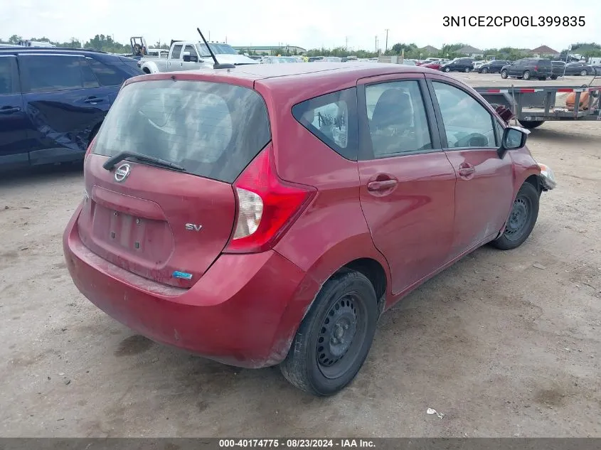 3N1CE2CP0GL399835 2016 Nissan Versa Note S (Sr)/S Plus/Sl/Sr/Sv