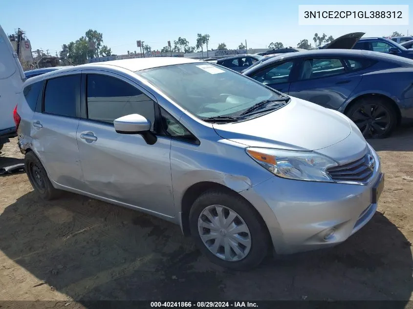 3N1CE2CP1GL388312 2016 Nissan Versa Note Sv