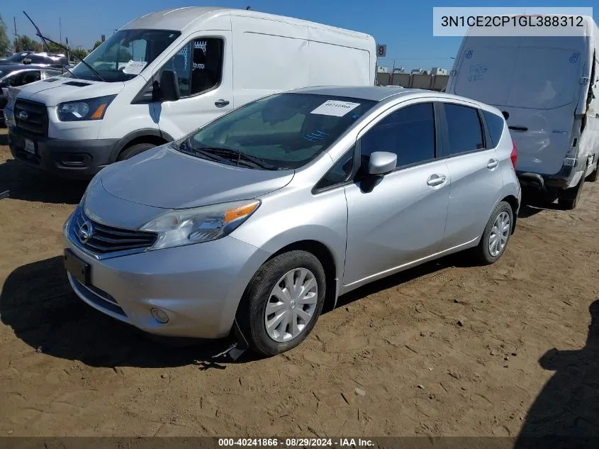 3N1CE2CP1GL388312 2016 Nissan Versa Note Sv