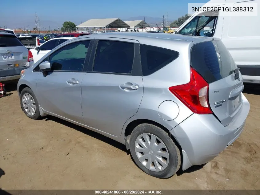 2016 Nissan Versa Note Sv VIN: 3N1CE2CP1GL388312 Lot: 40241866