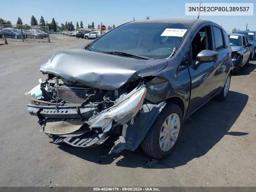 3N1CE2CP8GL389537 2016 Nissan Versa Note S (Sr)/S Plus/Sl/Sr/Sv