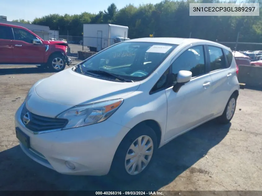 2016 Nissan Versa Note S (Sr)/S Plus/Sl/Sr/Sv VIN: 3N1CE2CP3GL389297 Lot: 40268316