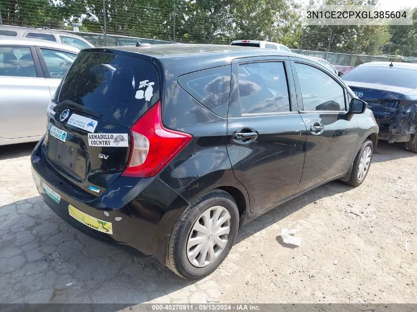 3N1CE2CPXGL385604 2016 Nissan Versa Note S/S Plus/Sv/Sl/Sr