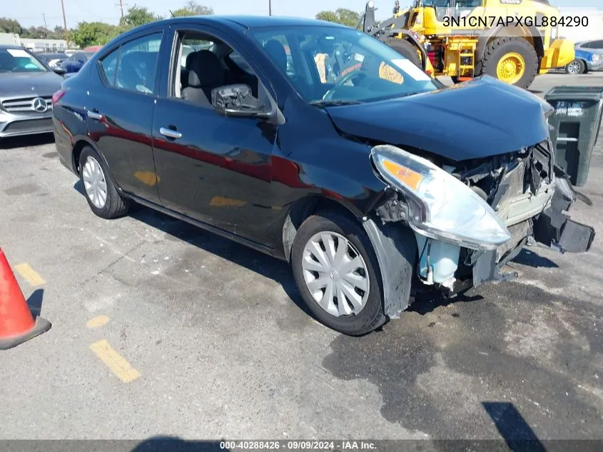 2016 Nissan Versa 1.6 Sv VIN: 3N1CN7APXGL884290 Lot: 40288426